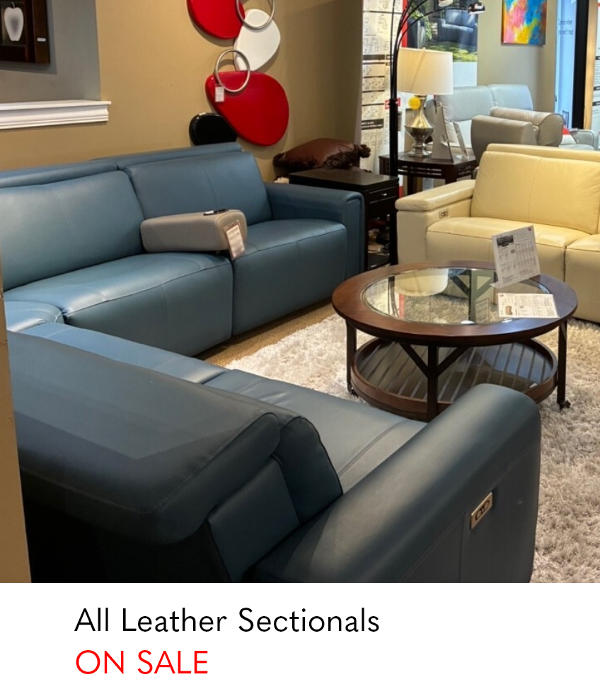 All Leather Sectionals On Sale